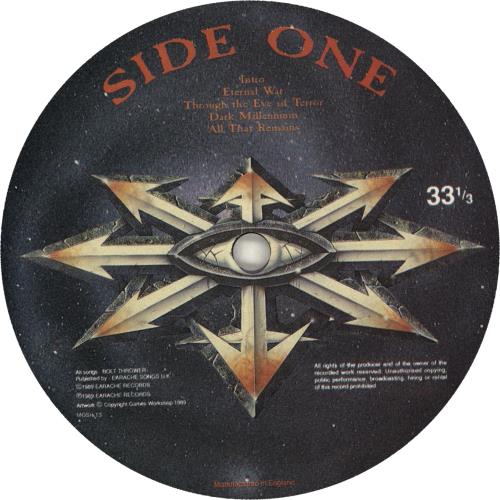 Bolt Thrower Realm Of Chaos – Slaves To Darkness - VG UK vinyl LP